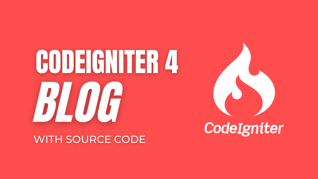 Codeigniter 4 Blog With Source Code