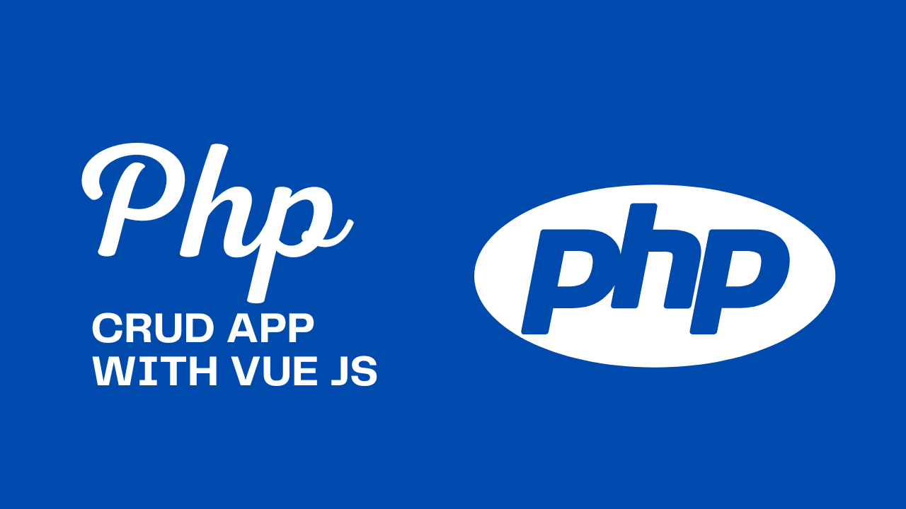 CRUD App using PHP and Vuejs