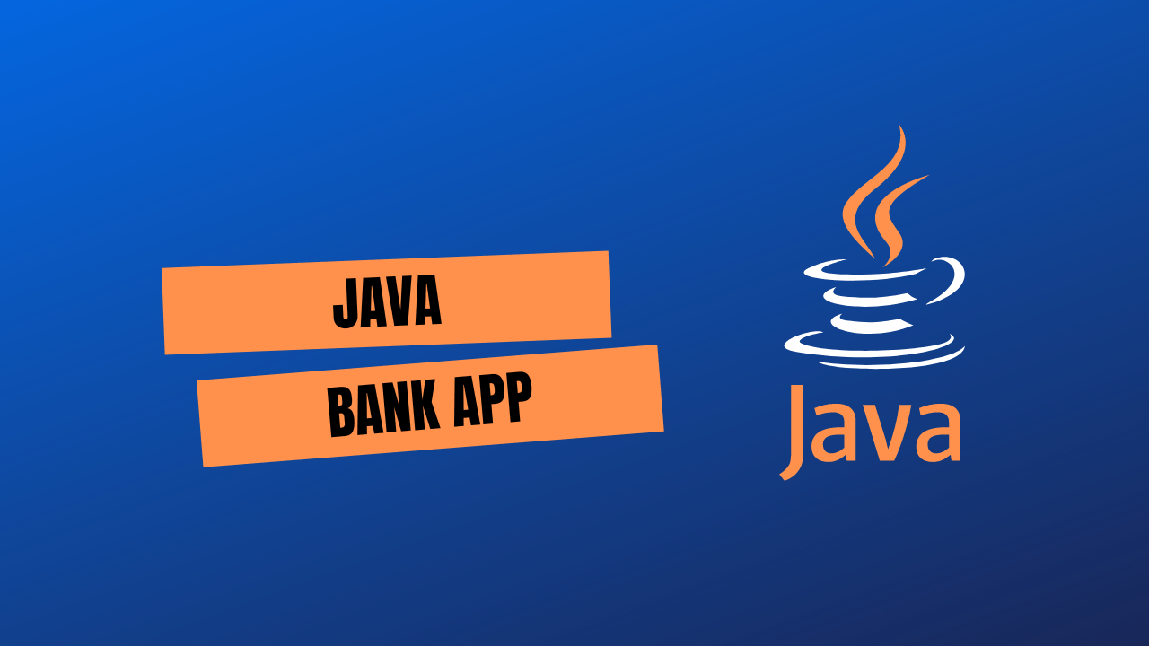 Simple Bank Account Program in Java
